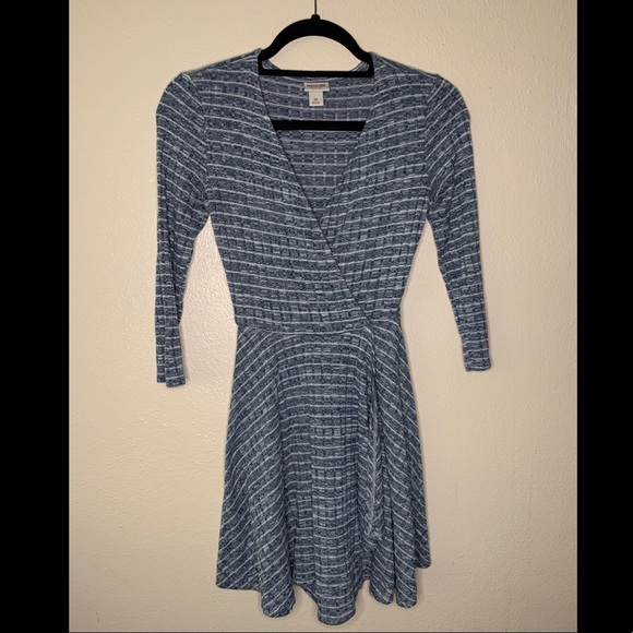 Target Mossimo Long Sleeve Wrap Dress - Picture 1 of 5